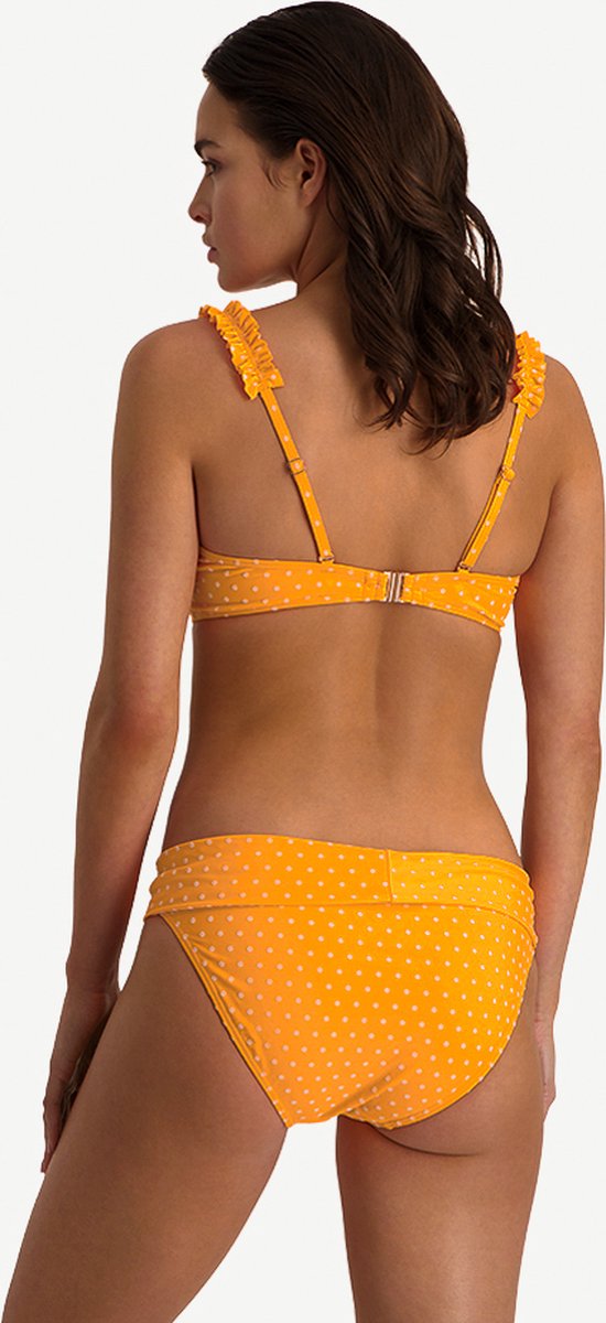  Beachlife Velvet Dot Omslag Bikinibroekje - Oranje - Gestipt