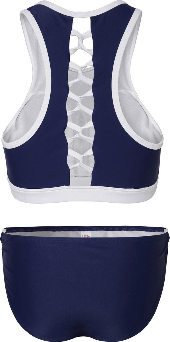  Dames Bikini Sport Met Gevlochten Detail - Navy - S
