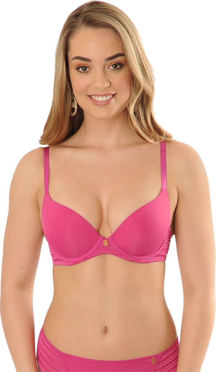  SAPPH - Madison Push-Up BH Fuchsia - Maat 80E - Fuchsia Roze - Met Beugel - Dames