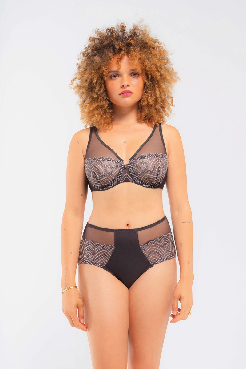  Louisa Bracq - Graal Beugel BH - Maat 95C - Grijs - Met Beugel - Dames