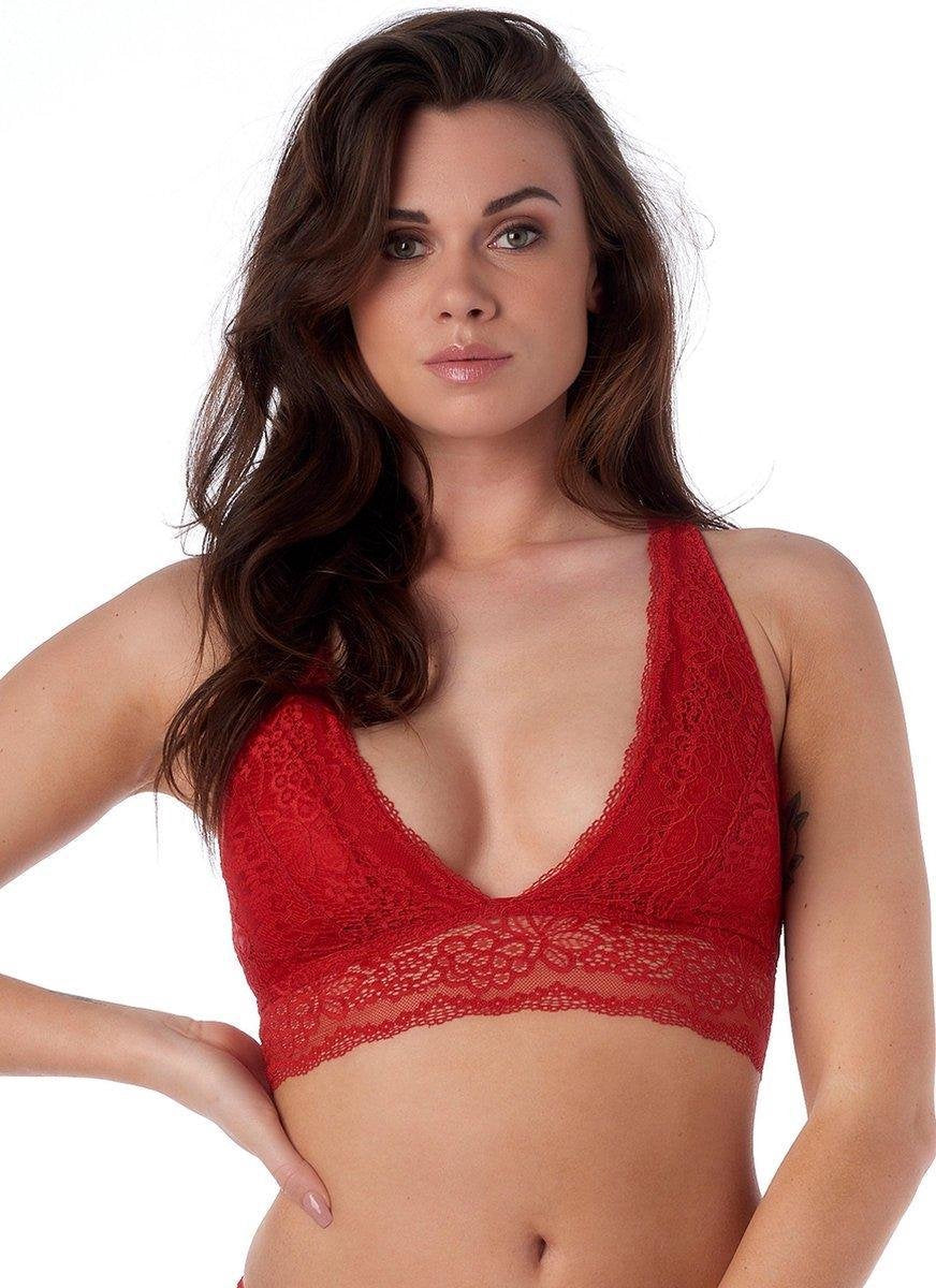  After Eden FLORINE Bralette - Rood - Maat M