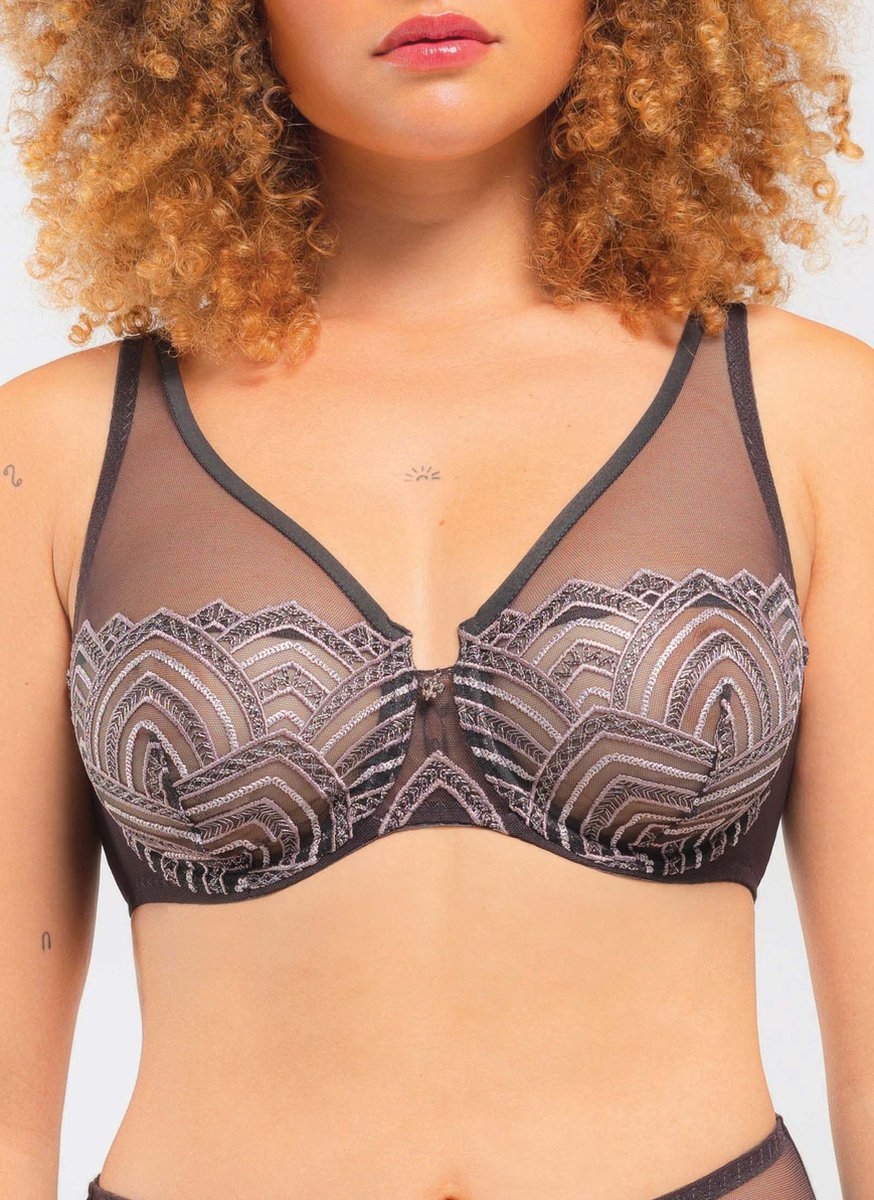  Louisa Bracq - Graal Beugel BH - Maat 95C - Grijs - Met Beugel - Dames