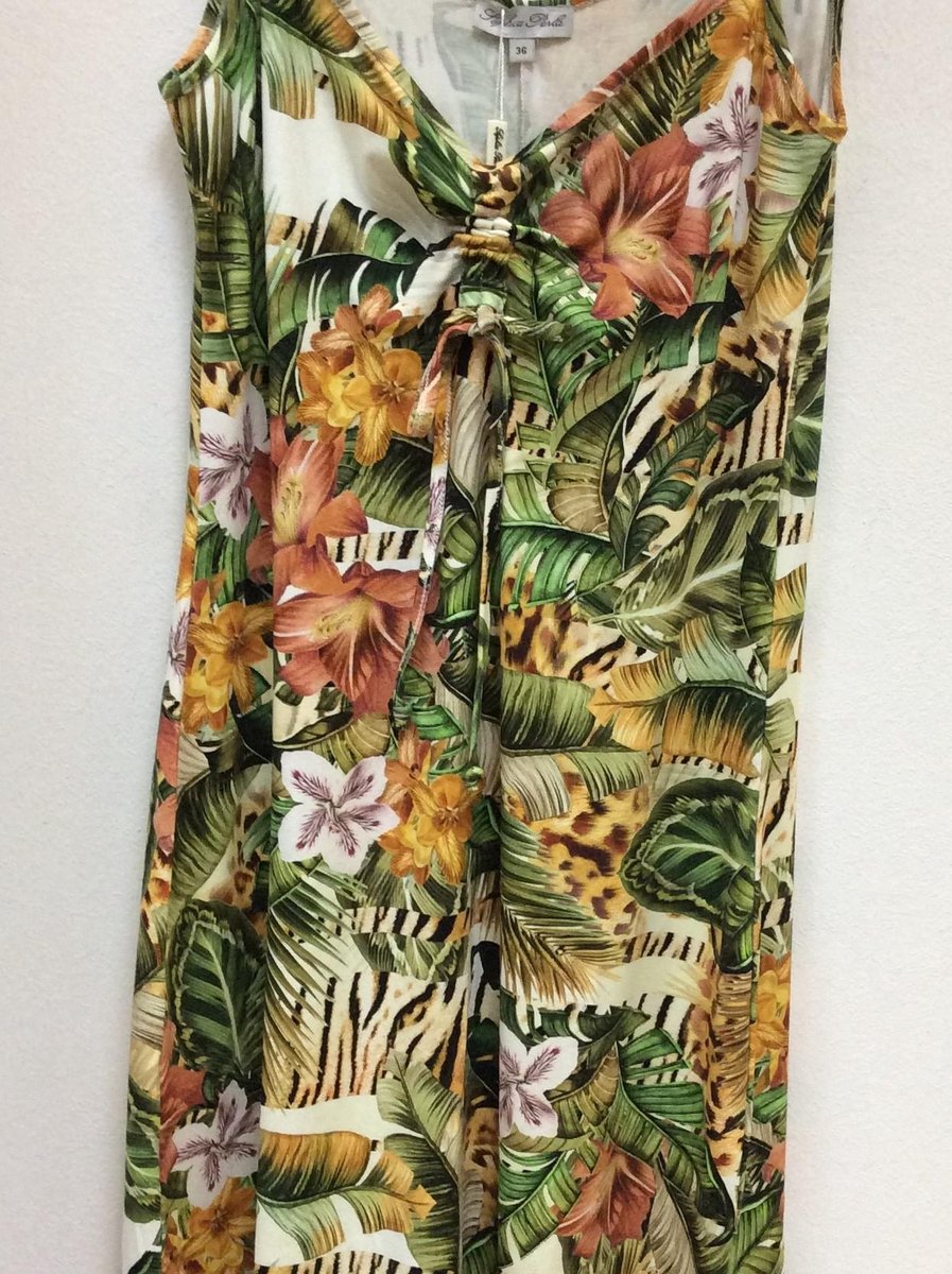  Sophia Perla-Jurk-Groen-Print-Lilian-Maat 42