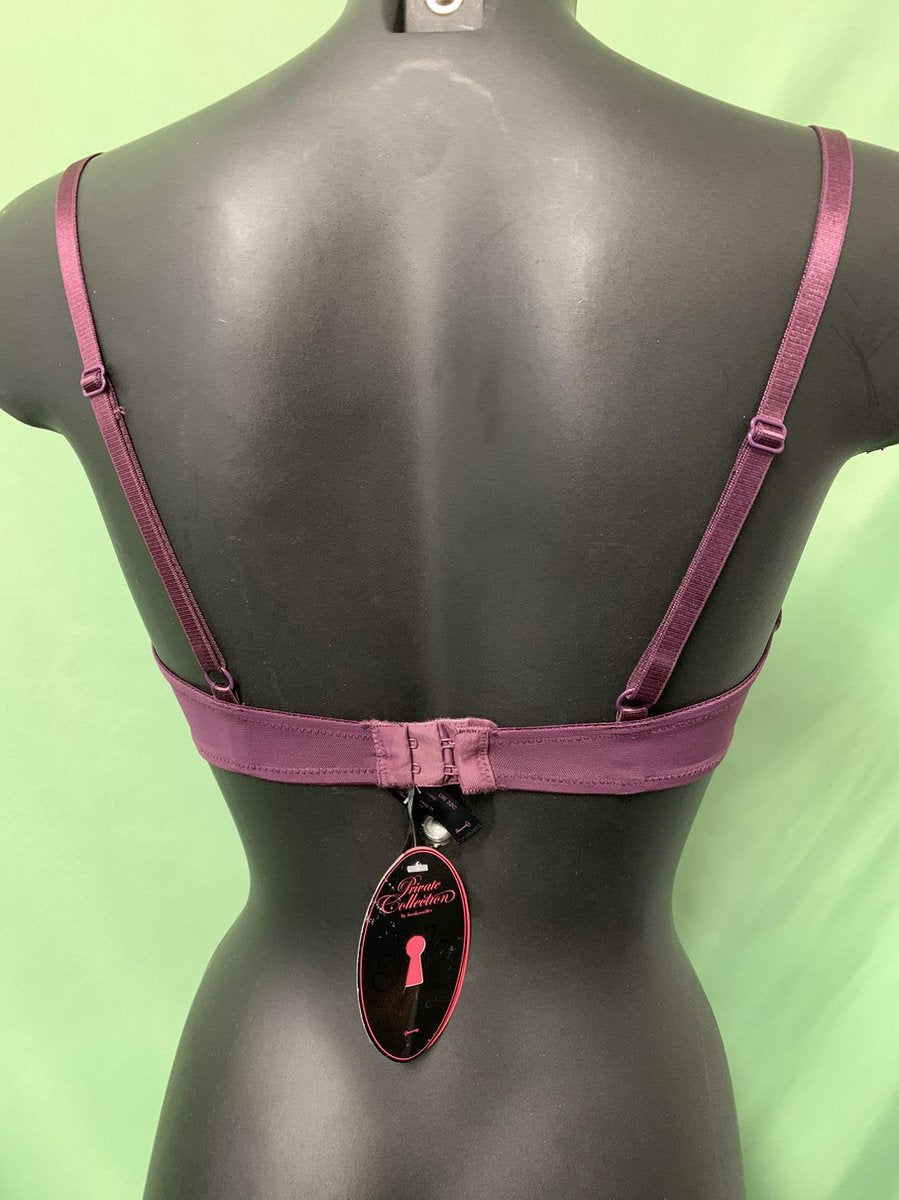  Hunkemöller Dames - Private Collectie - Niet-voorgevormde Beugel Bh Virtue - Paars - Maat C70