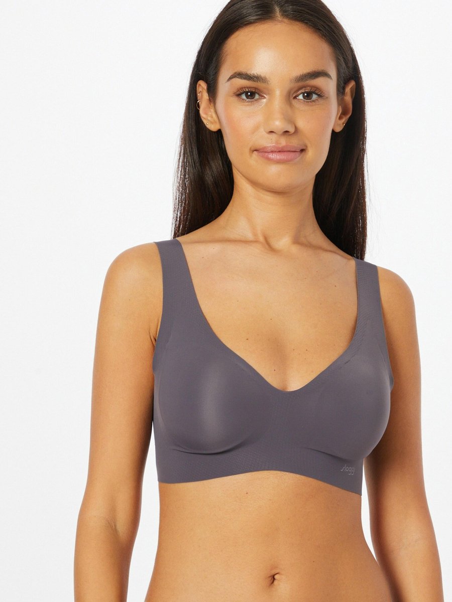  Sloggi Dames Zero Feel Bralette - Mauve Grey - S - Grijs