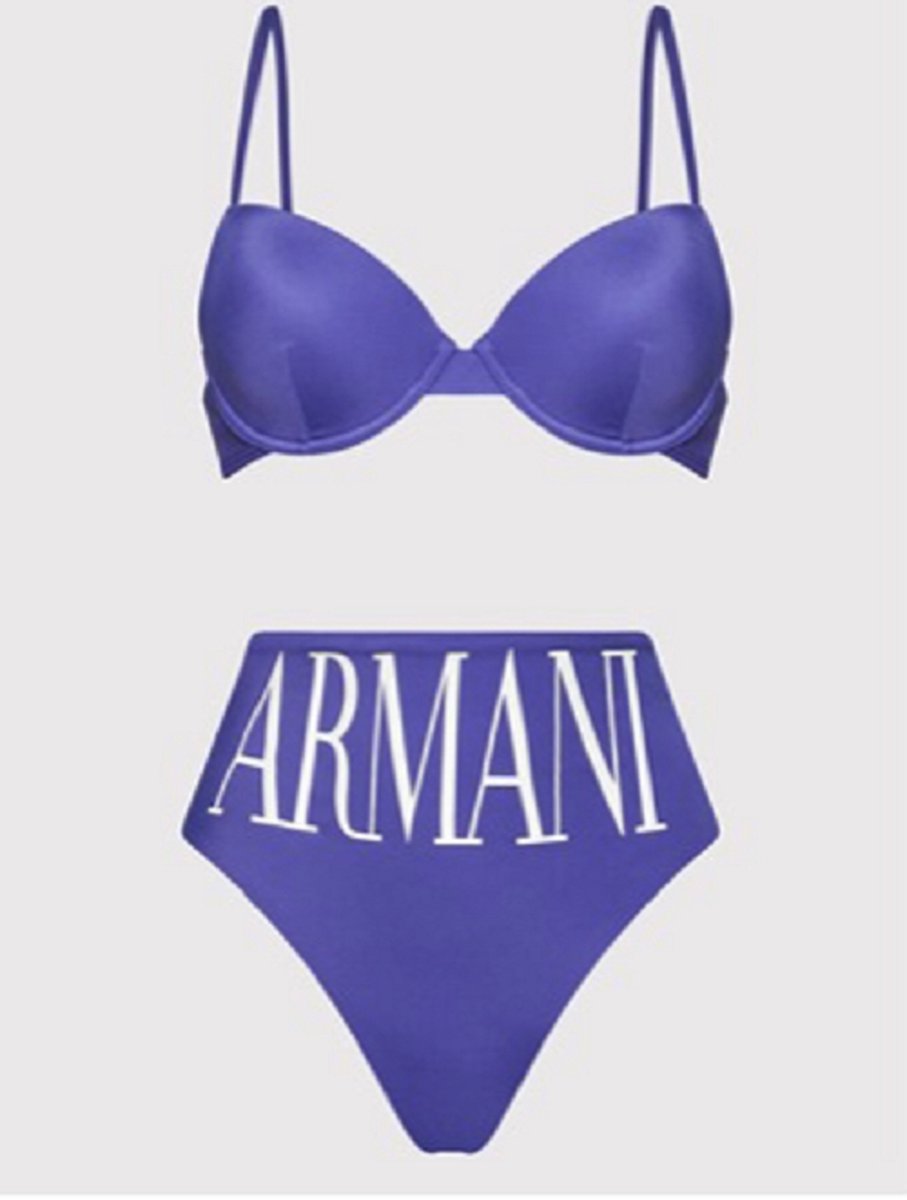  Emporio Armani LUREX TEXTURED YARN Bikini