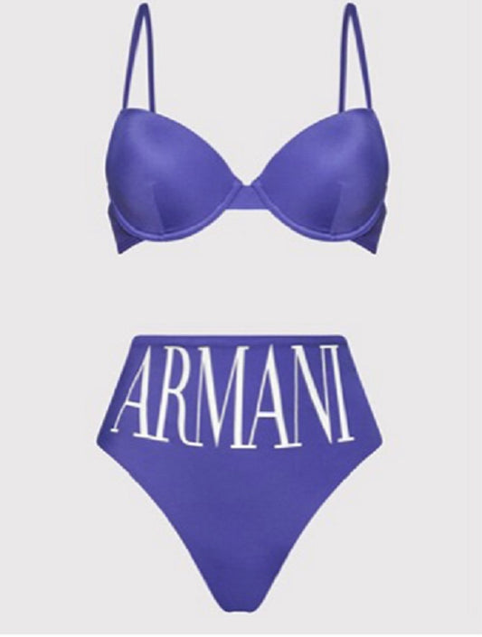  Emporio Armani LUREX TEXTURED YARN Bikini