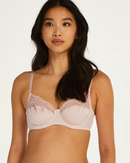  Hunkemöller Dames Lingerie Voorgevormde Beugel Bh Rose - Rood - Maat C75