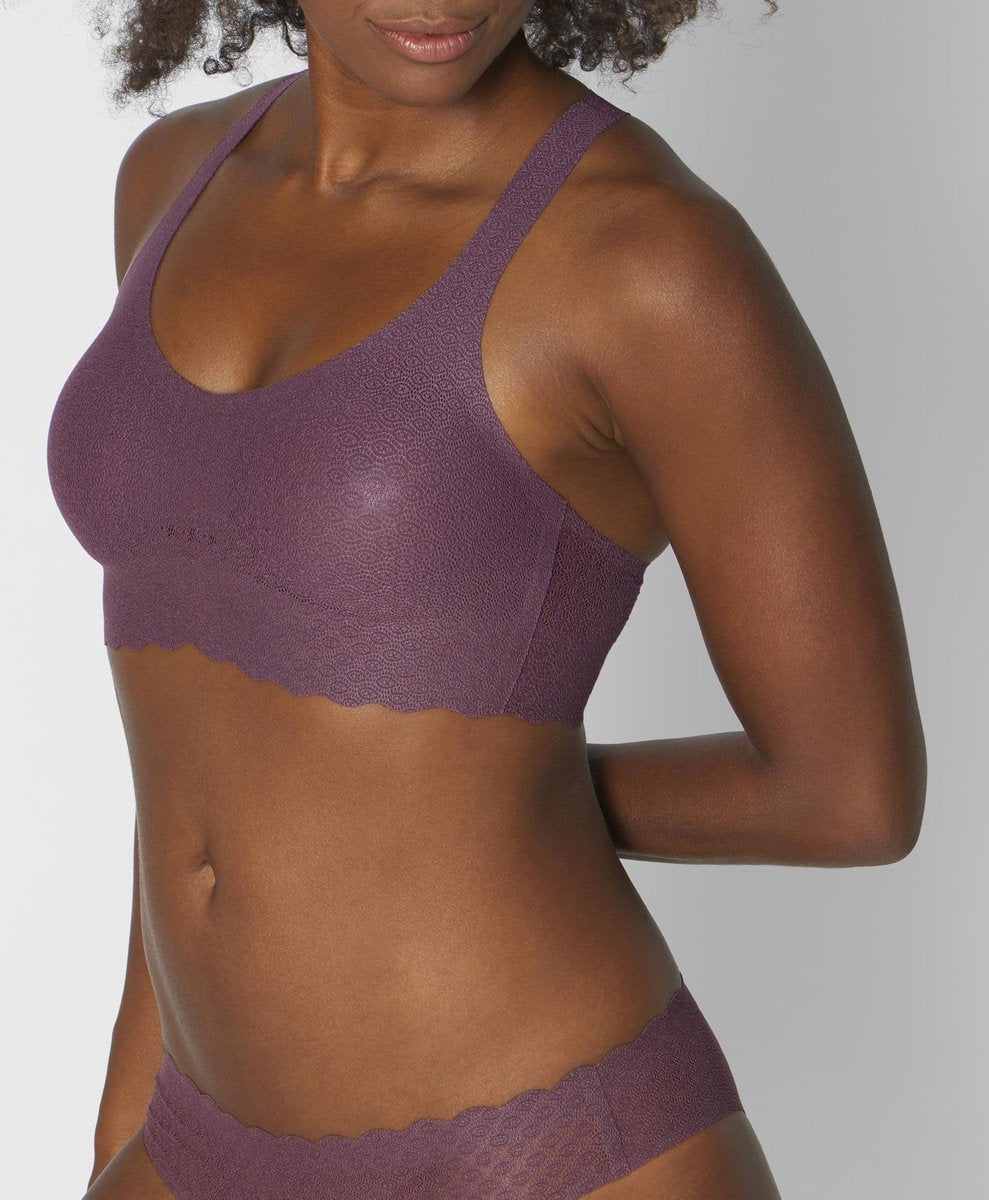  Sloggi ZERO Feel Lace Top - Kaluha - Maat M
